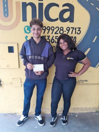 PARABÉNS AO NOSSO ALUNO WANDERSON  APROVADO DE 1°